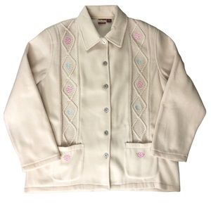 Vintage Cottagecore Grandma Shacket Jacket Large